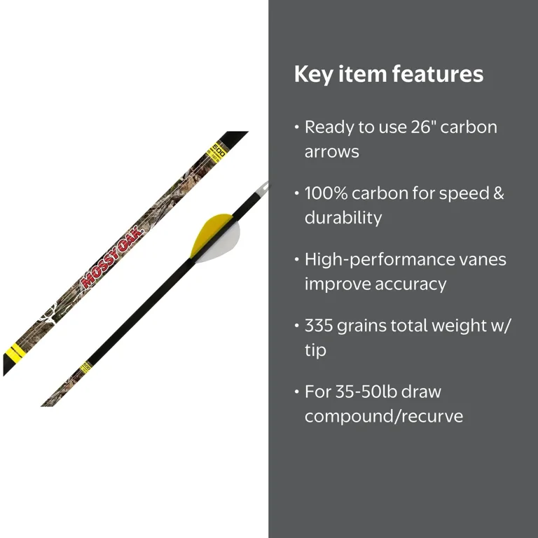 Killer Instinct Carbon Archery Arrow - Walmart.com
