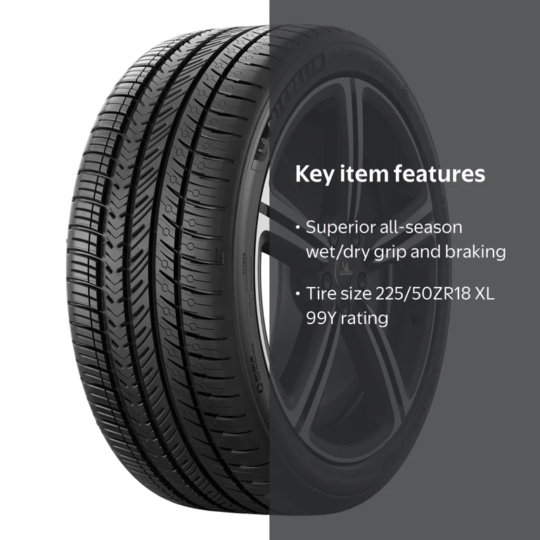 Michelin Pilot Sport All-Season 4 Tire 225/50ZR18 99Y XL - Walmart.com