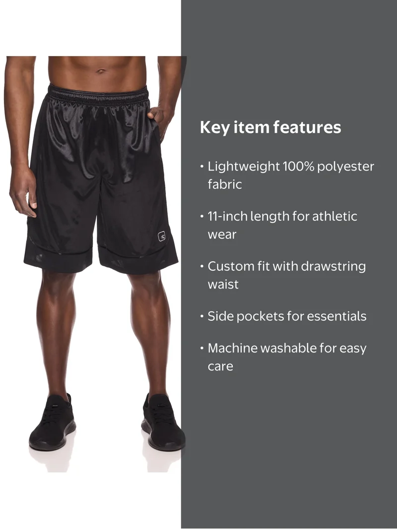 AND1 Men's and Big Men's All Court Short, 11