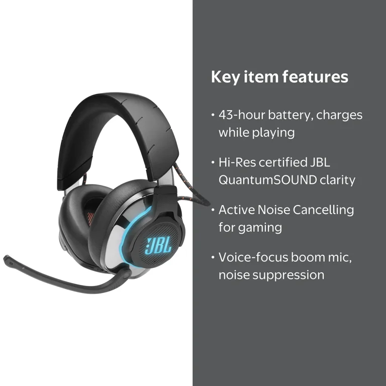 JBL Quantum 810 Wireless Bluetooth, Hi-Res Certified Sound