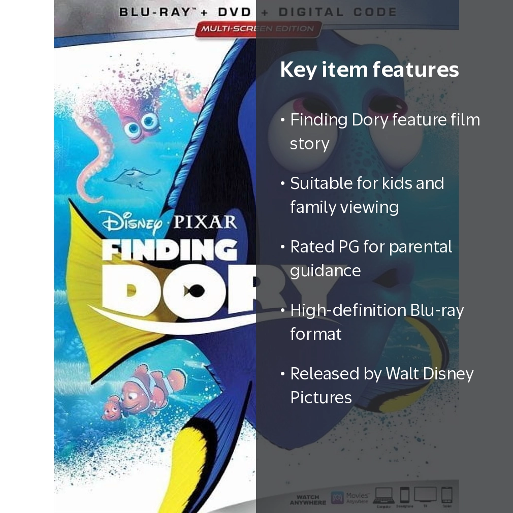 Disney's Finding Dory Kids & Family Movie - Blu-ray, DVD, Digital