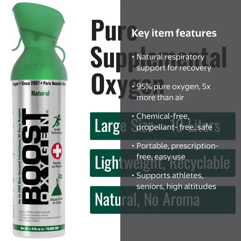 o2 boost box setup Oxygen Medium Variety Collection, 4 Pack 100% made in the USA Boost Oxygen Extra-Large Rapid Response