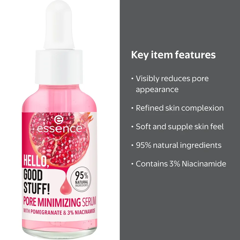 essence Hello, Good Stuff! Pore Minimizing Serum, 1.01 fl oz