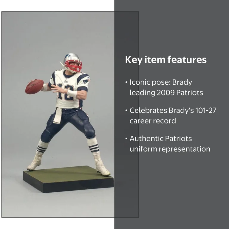 Mcfarlane Toys NFL Series 22 Figure, Tom Brady, New England