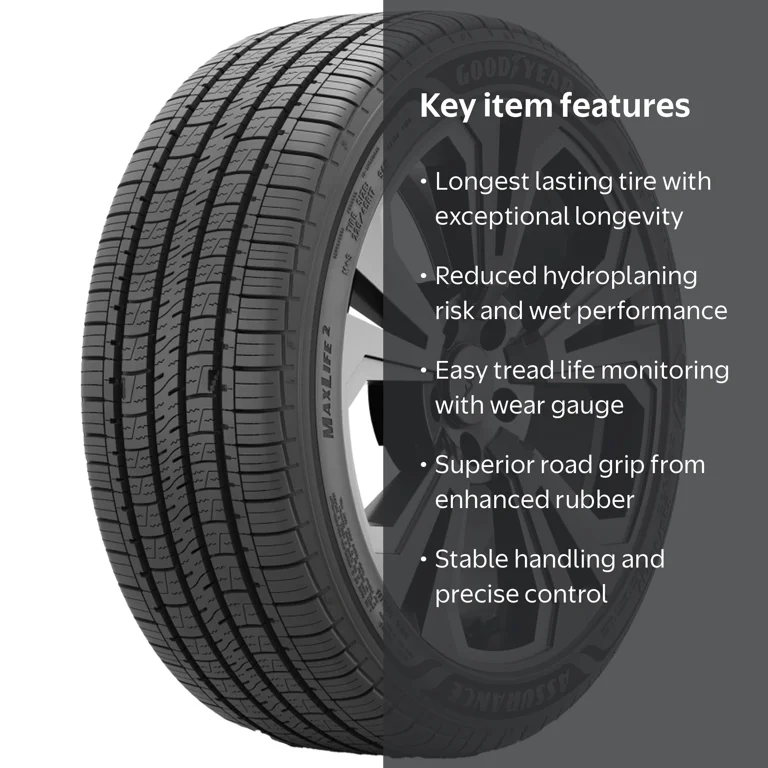 Goodyear, Passenger Tire, Assurance MaxLife 2, 235/55R20, 102V