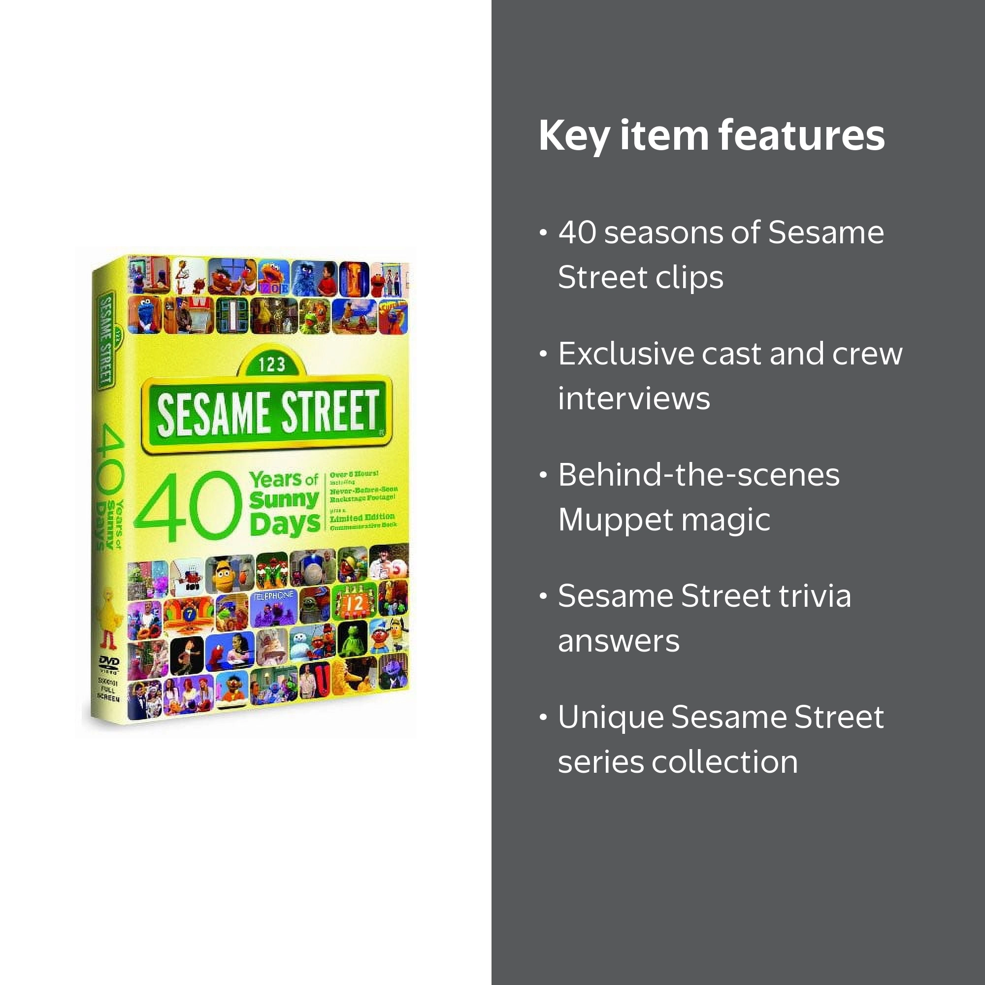 Sesame Street: 40 Years Of Sunny Days - Elmo Movies Video Pack for
