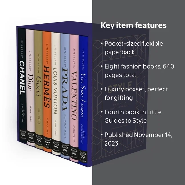 Emma Baxter-Wright, The History of Eight Fashion Icons, Paperback