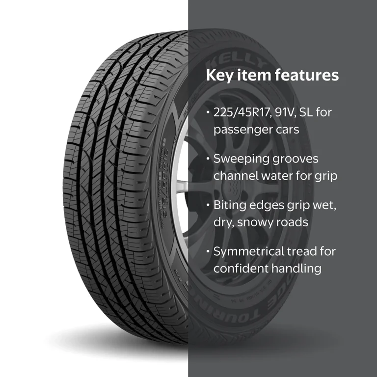 Kelly Edge Touring A/S All Season 225/45R17 91V Passenger Tire