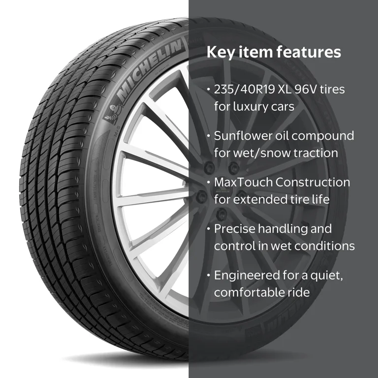 Michelin Primacy MXM4 All-Season 235/40R19/XL 96V Tire - Walmart.com