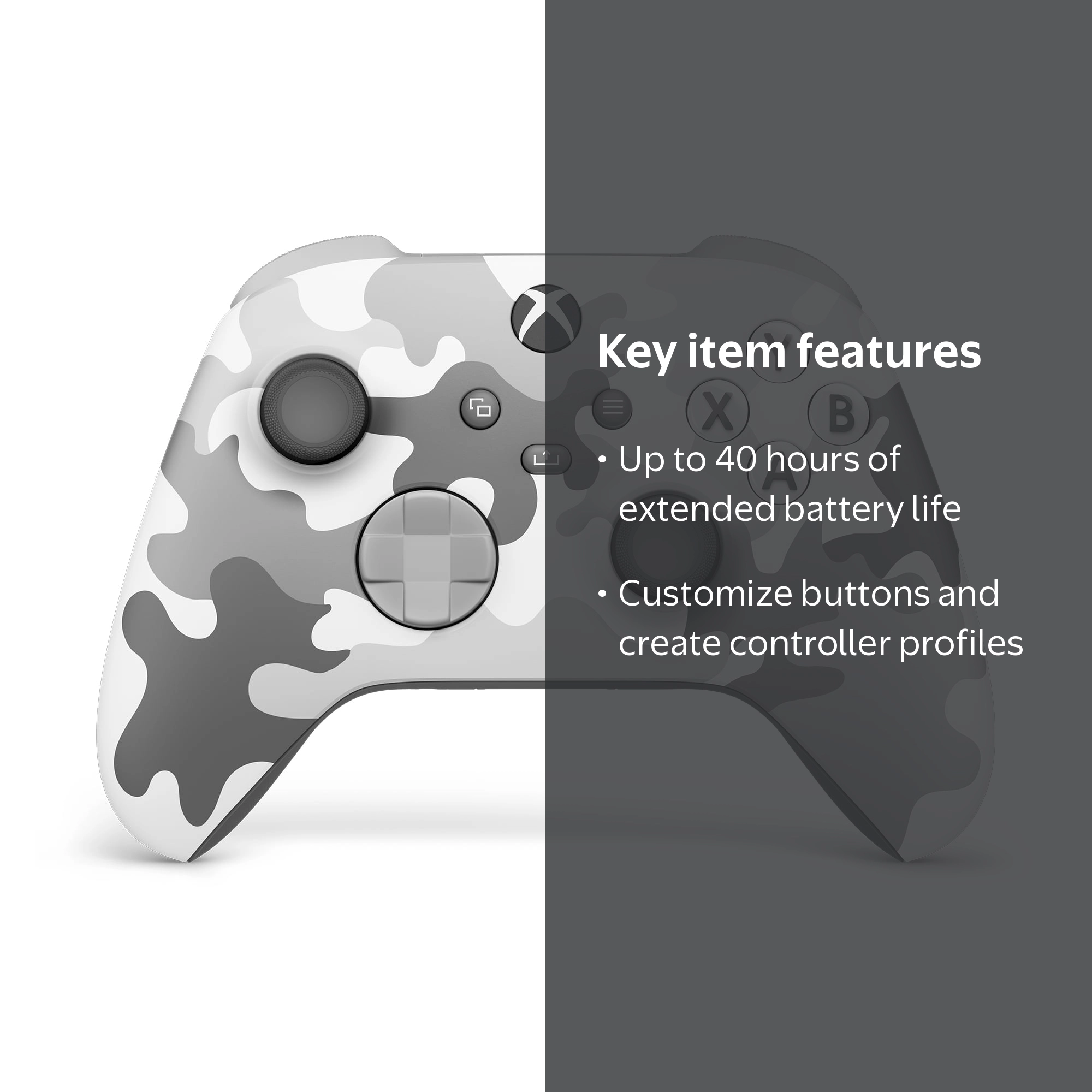Microsoft XBOX Wireless Controller - Arctic Camo – for XBOX Series