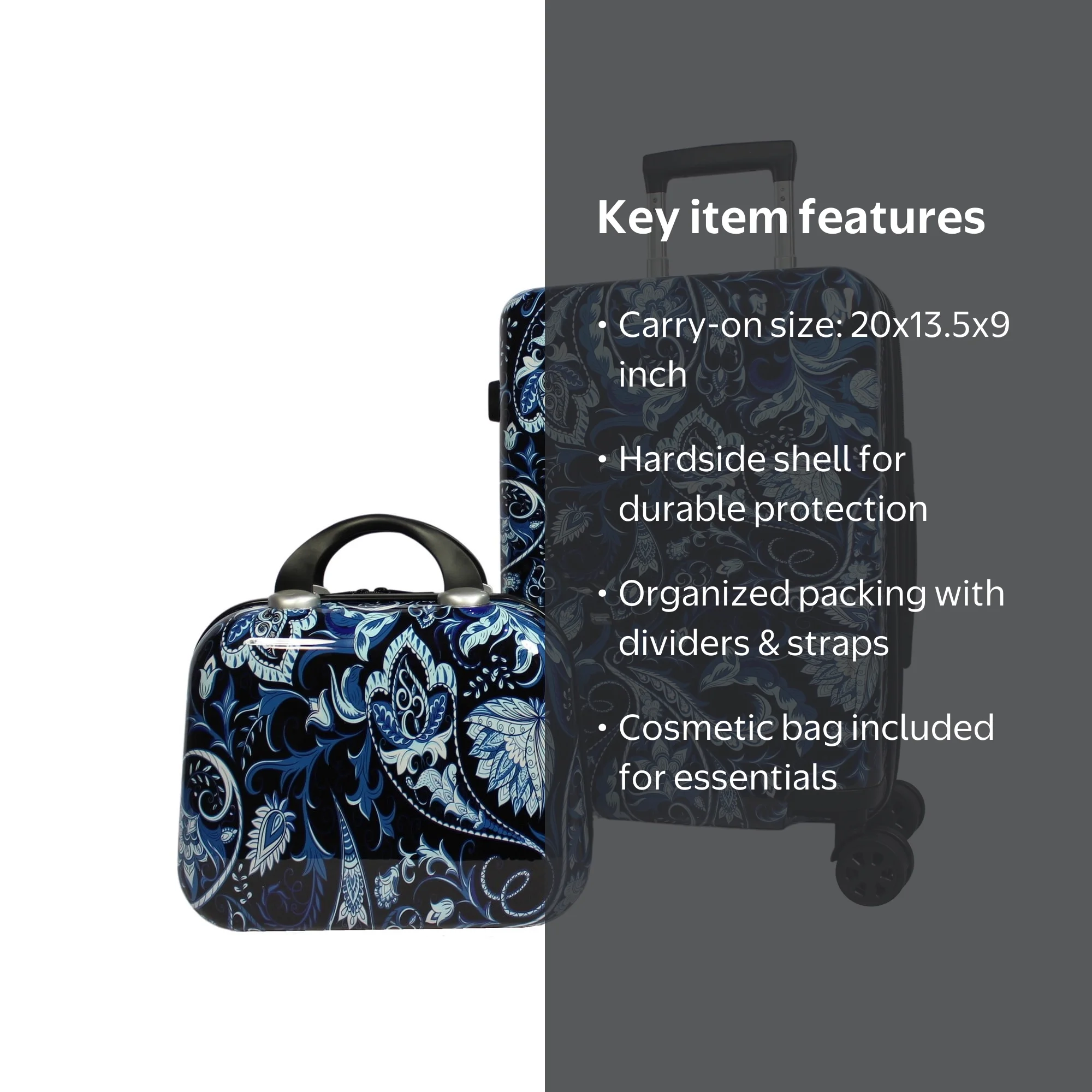 Free Shipping! World Traveler Seasons 2-Piece Hardside Carry-On