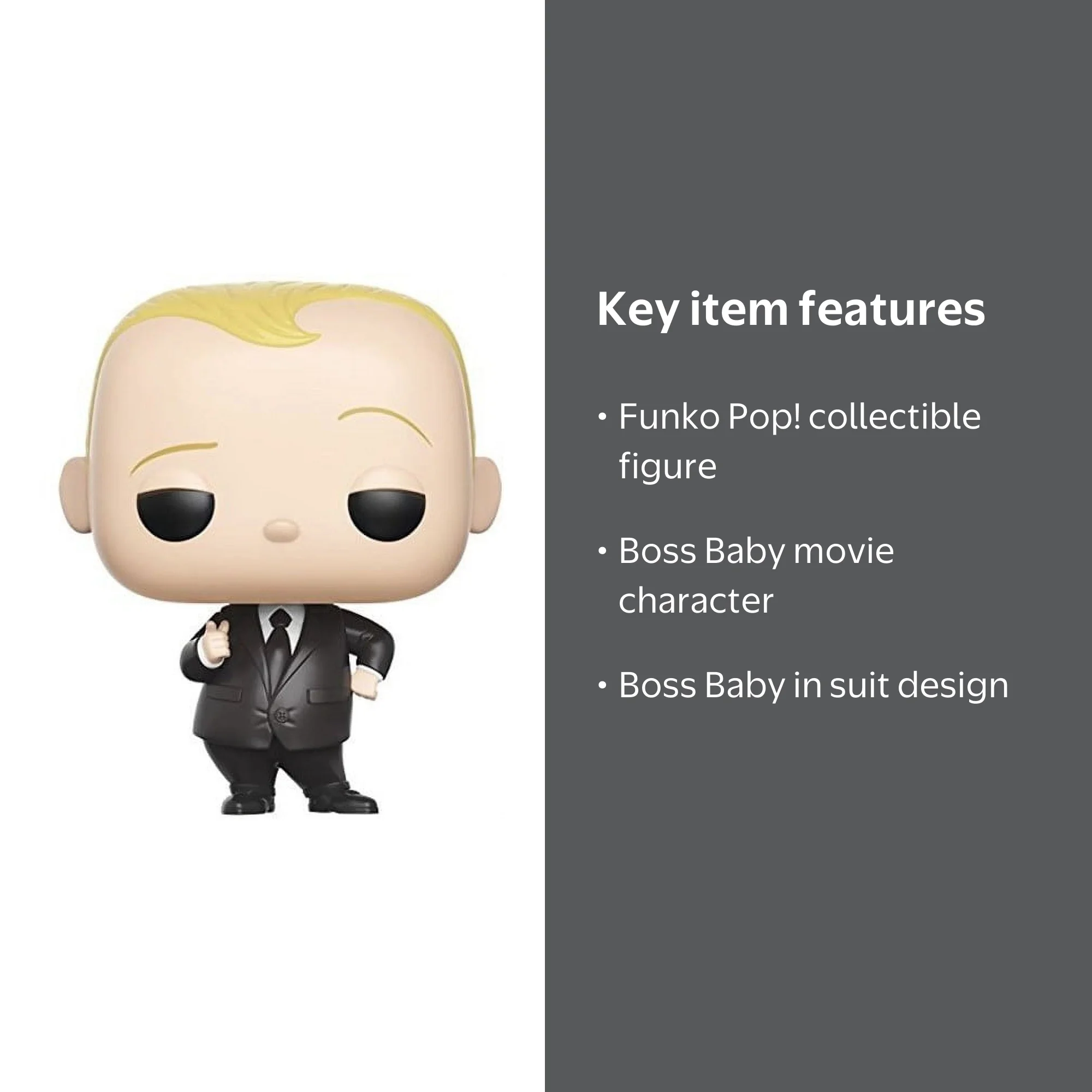 FUNKO POP! MOVIES: BOSS BABY - BABY (SUIT) - Walmart.com
