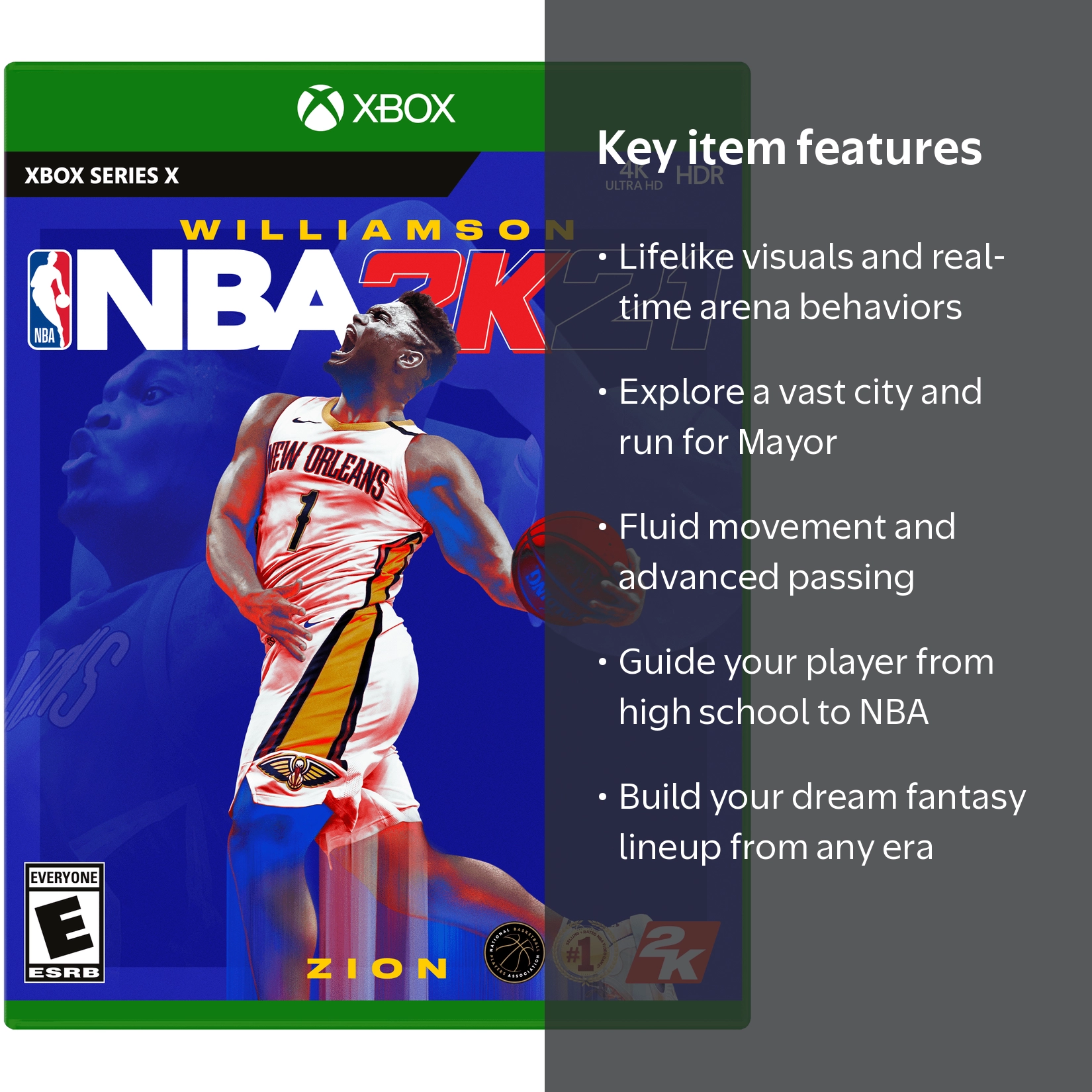 NBA 2K21, 2K, Xbox Series X, 710425597145 - Walmart.com