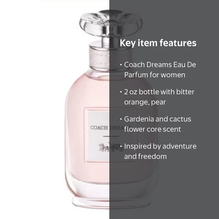 Coach, Eau De Parfum, 2 Oz, Inspired by Adventure and Freedom