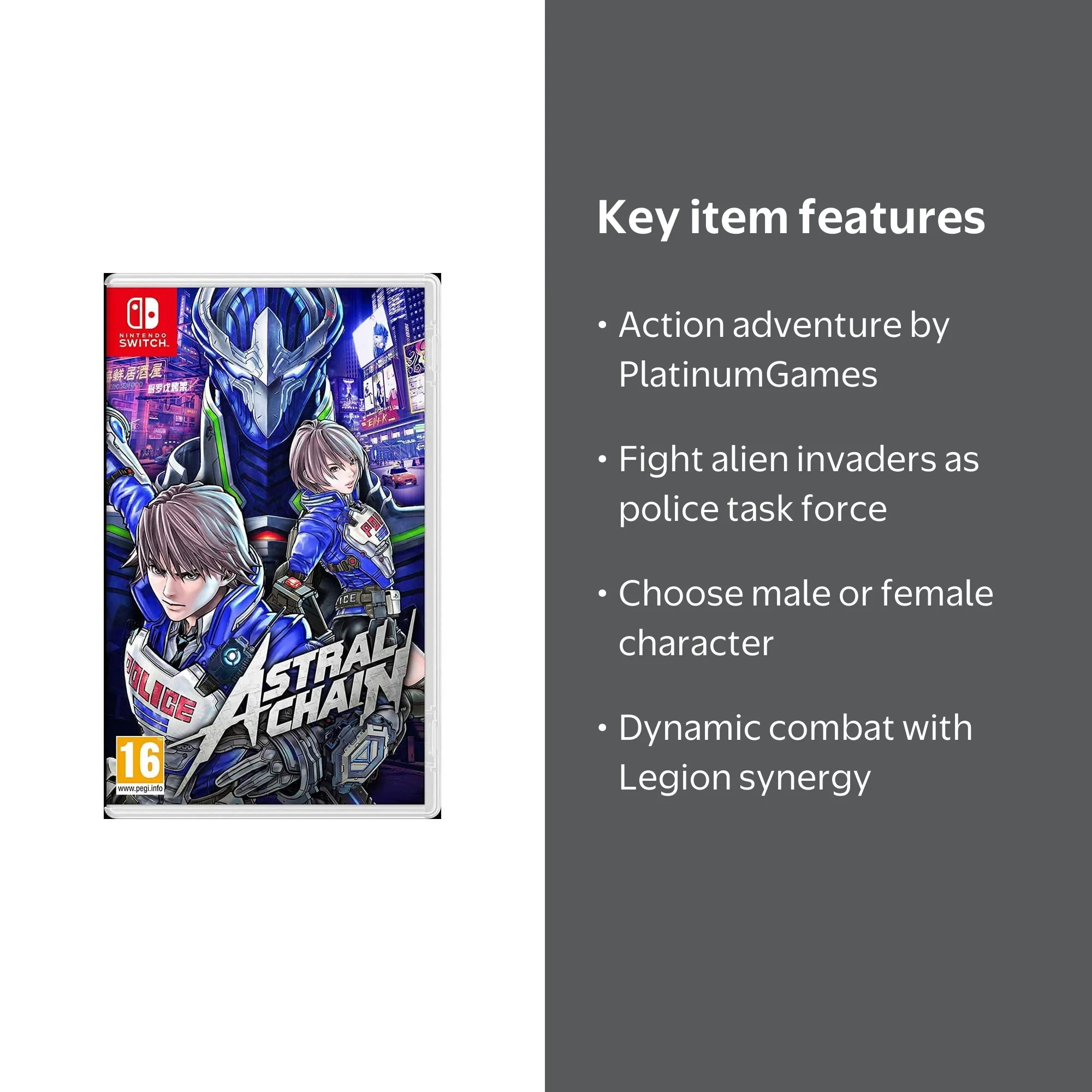 Nintendo Switch Astral Chain - Action Game from PlatinumGames