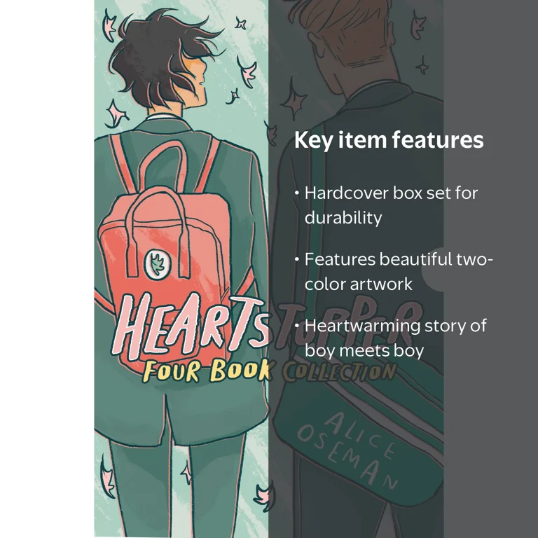Alice Oseman, Heartstopper #1-4 Box Set, Hardcover, ages 12+