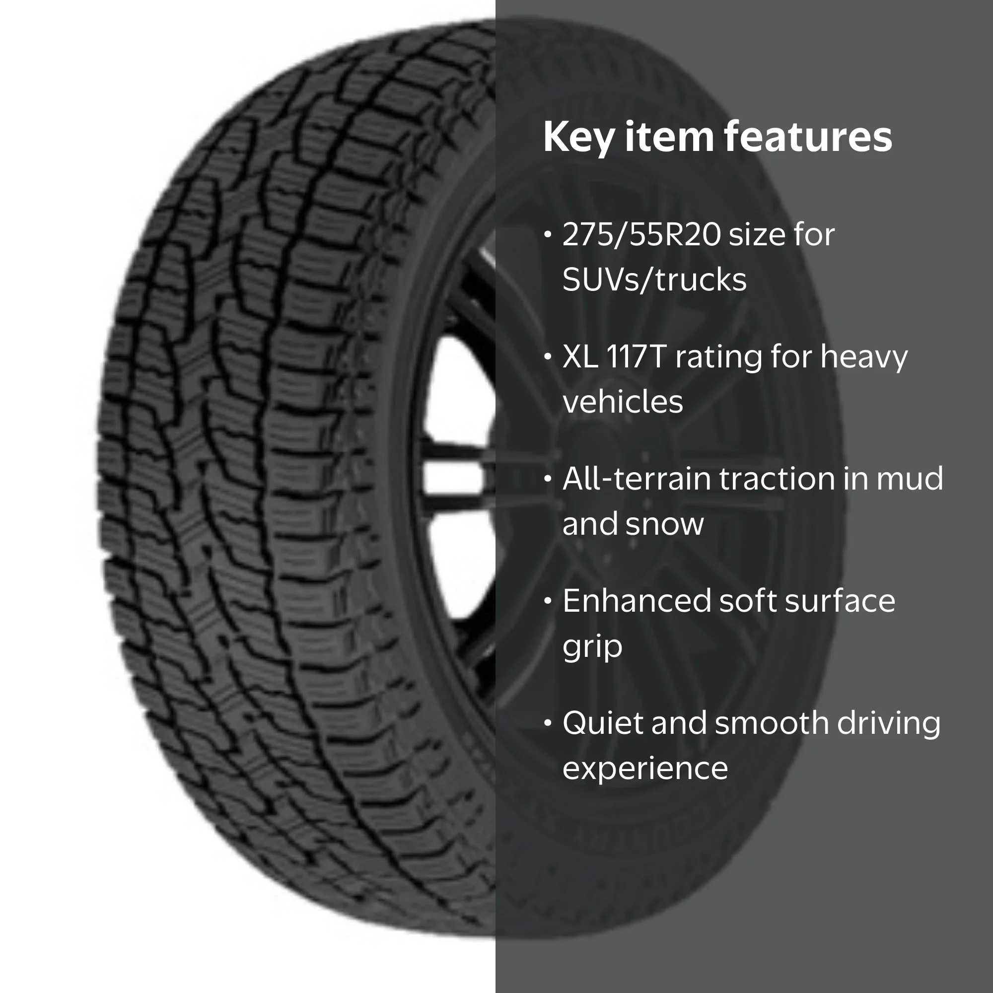 Multi-Mile Wild Country XTX AT4S All Terrain 275/55R20 117T XL SUV