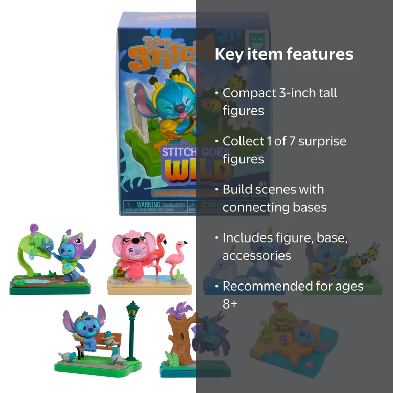 HAPPY HAUL Disney Stitch Goes Wild Scene Setters Blind Box