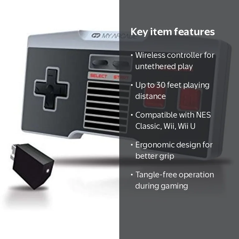 My Arcade GamePad Classic Non-Wired Controller for NES Classic