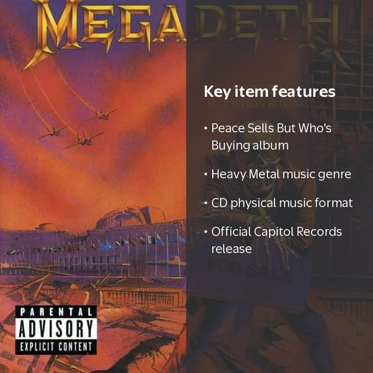 Megadeth - Peace Sells But Who's Buying - Music & Performance - CD