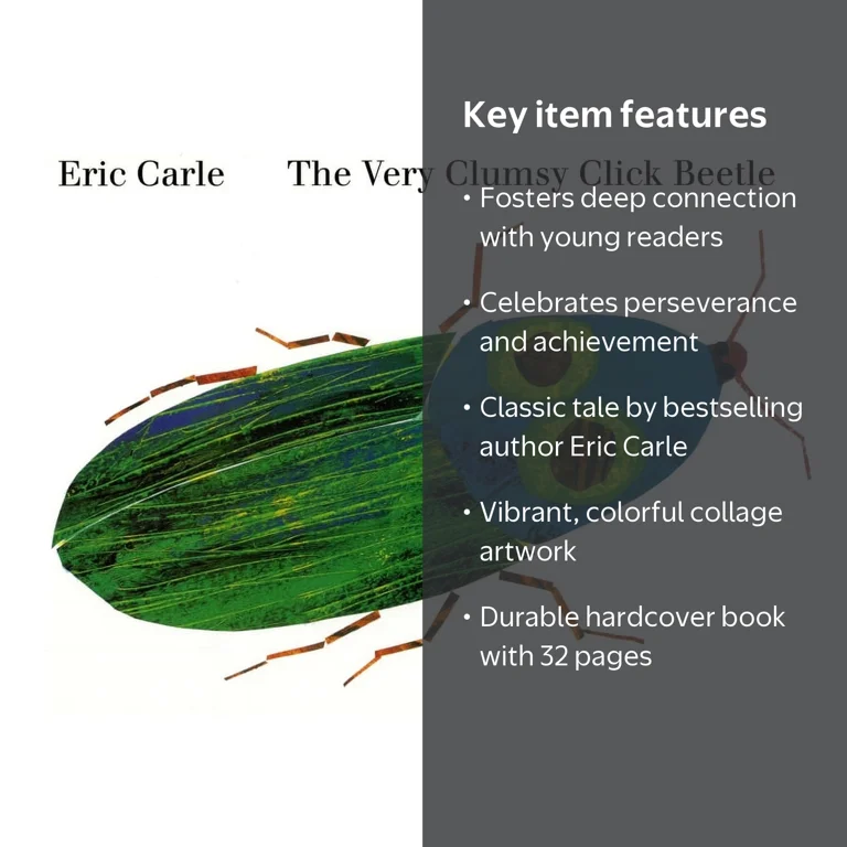 The Very Clumsy Click Beetle, (Hardcover) - Walmart.com
