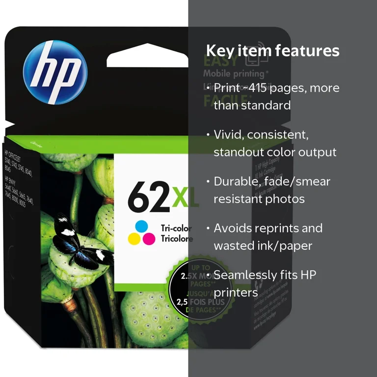 HP, Ink Cartridge, High Yield Tri-color, 415 Pages - Walmart.com