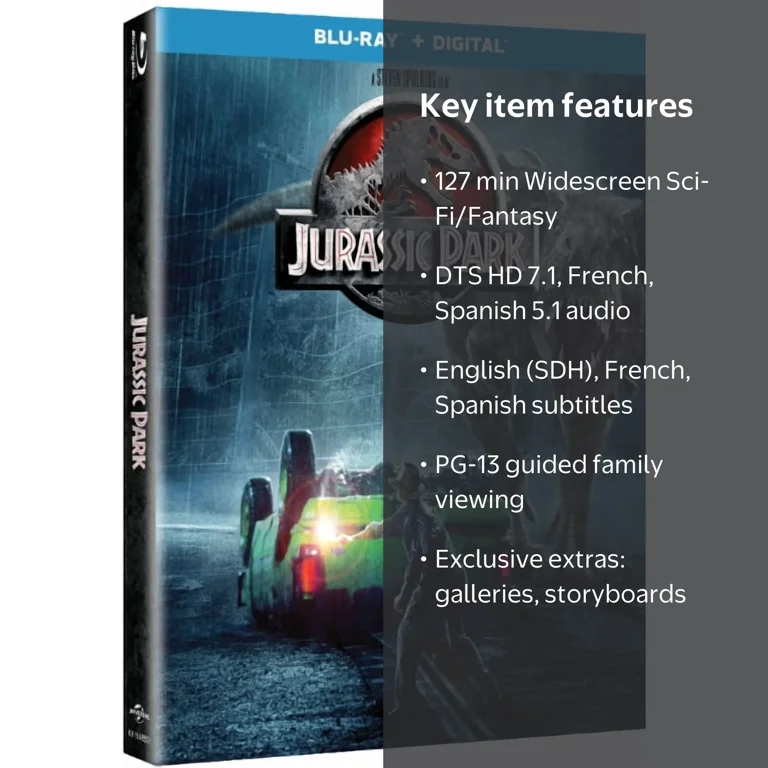 SDS, Blu-ray, Jurassic Park New Box Art, Sci-Fi & Fantasy
