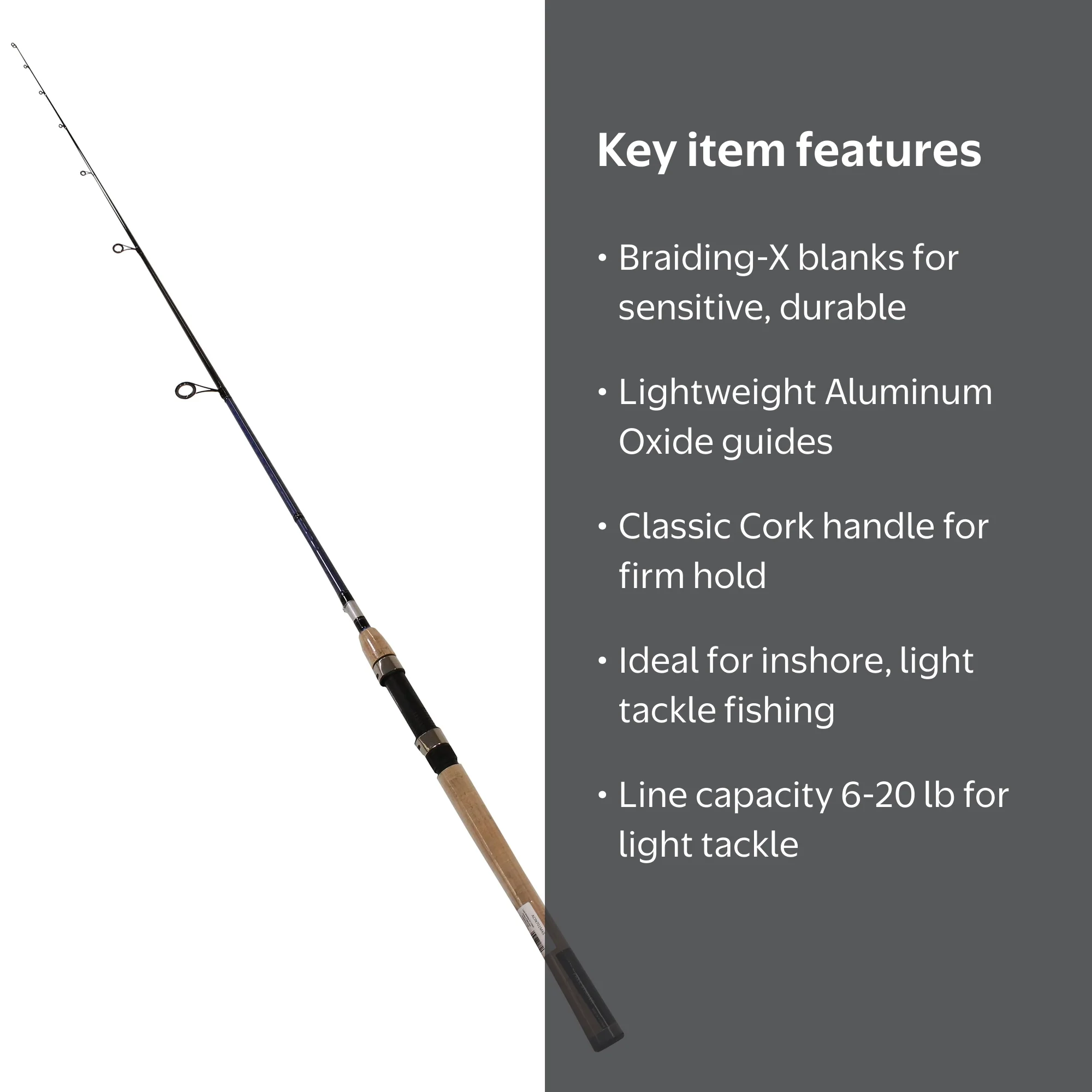 Daiwa Aird Coastal ACIN761MHFS Fishing Rod - Walmart.com