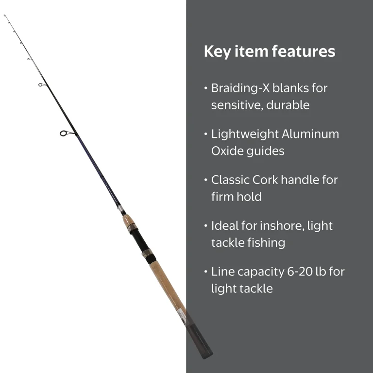 Daiwa, Fishing Rod, ACIN761MHFS, Blue, Braiding-X Technology