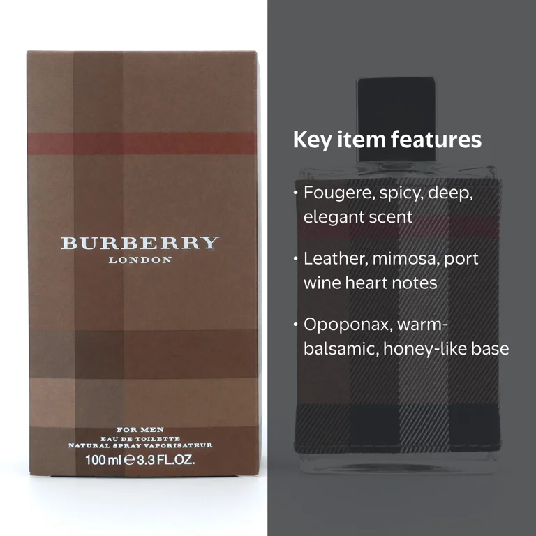 Burberry London Men's Fragrance, EDT Perfume, 3.3 oz - Walmart.com