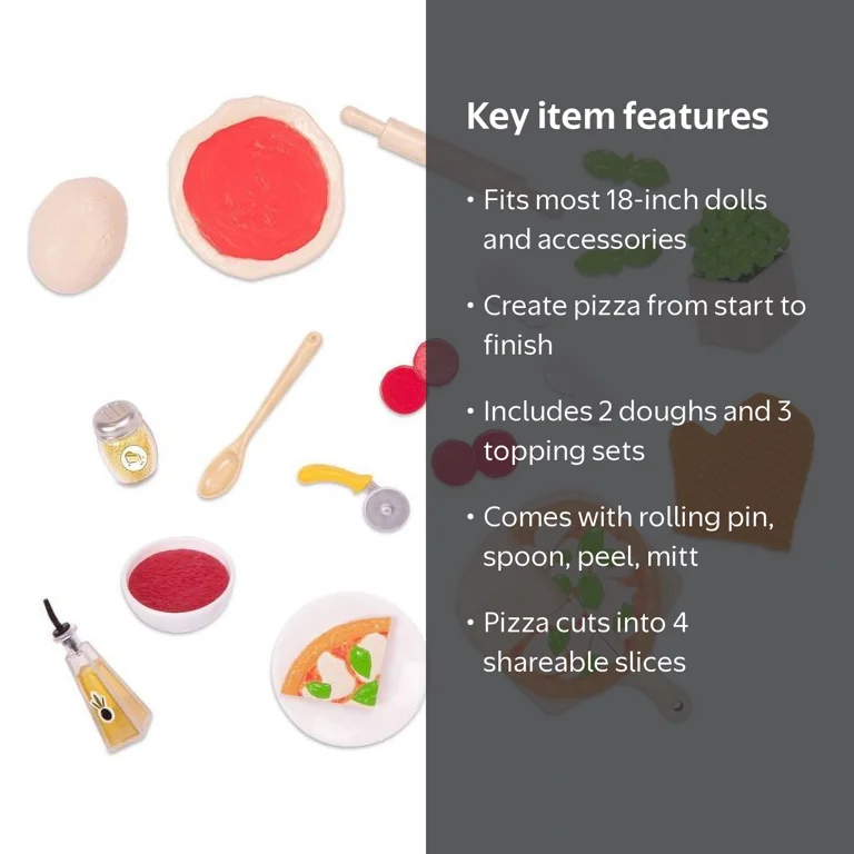 Our Generation Pizza Making Set for 18