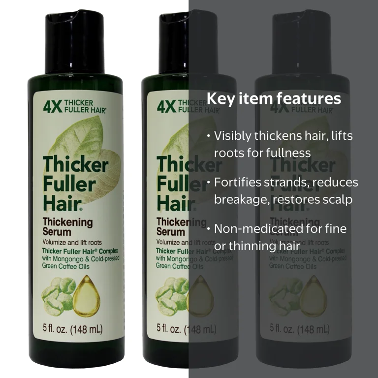 Thicker Fuller Hair Instantly Thick Serum, 5 oz, Cell-U-Plex