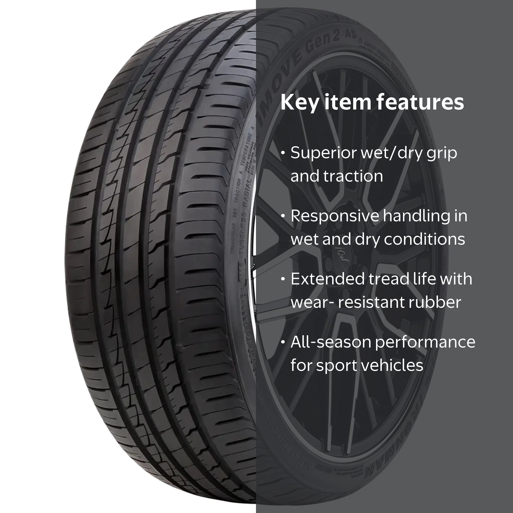 Ironman iMove Gen 2 A/S UHP All Season 185/65R15 88H Passenger