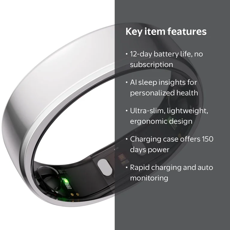 RingConn Gen 2 Ultra-Thin Smart Ring with Monitoring and Health