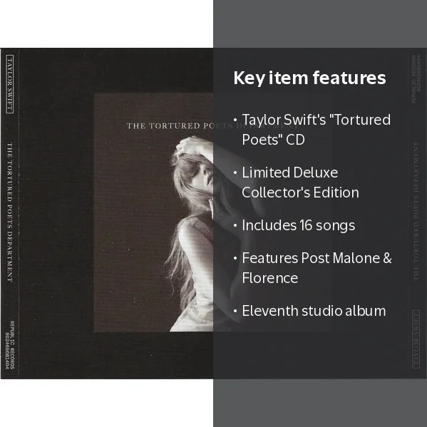 Taylor Swift - Tortured Poets Department: The Black Dog - Limited