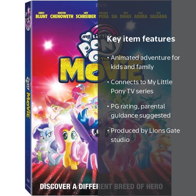【中古】 DVD My Little Pony: The Movie 北米版 Lionsgate Home Entertainment, My Little Pony: The Movie DVD, PG