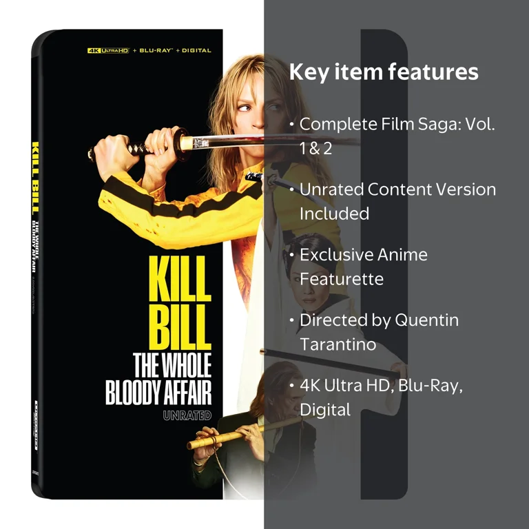 Kill Bill: The Whole Bloody Affair (4K Ultra HD + Blu-Ray +