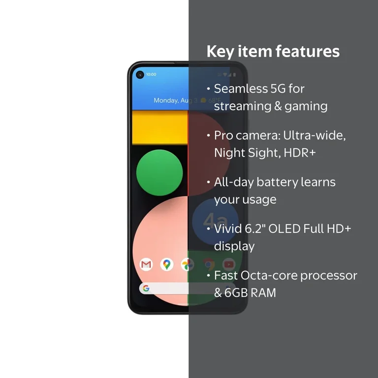 Google Pixel 4a 5G - 6GB RAM, 128GB, 6.2
