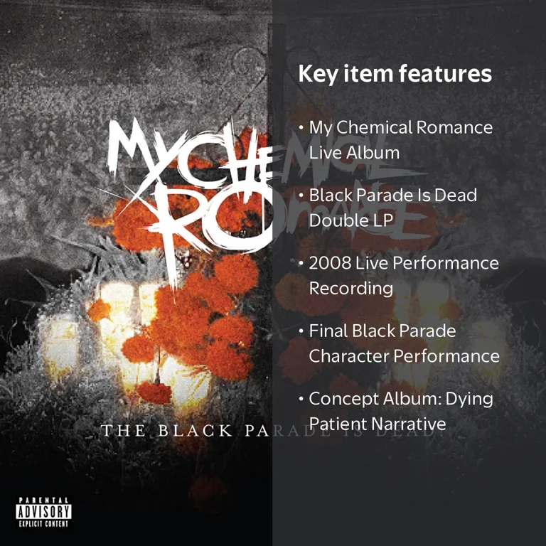 My Chemical Romance, Vinyl, Black Parade Is Dead, Double LP