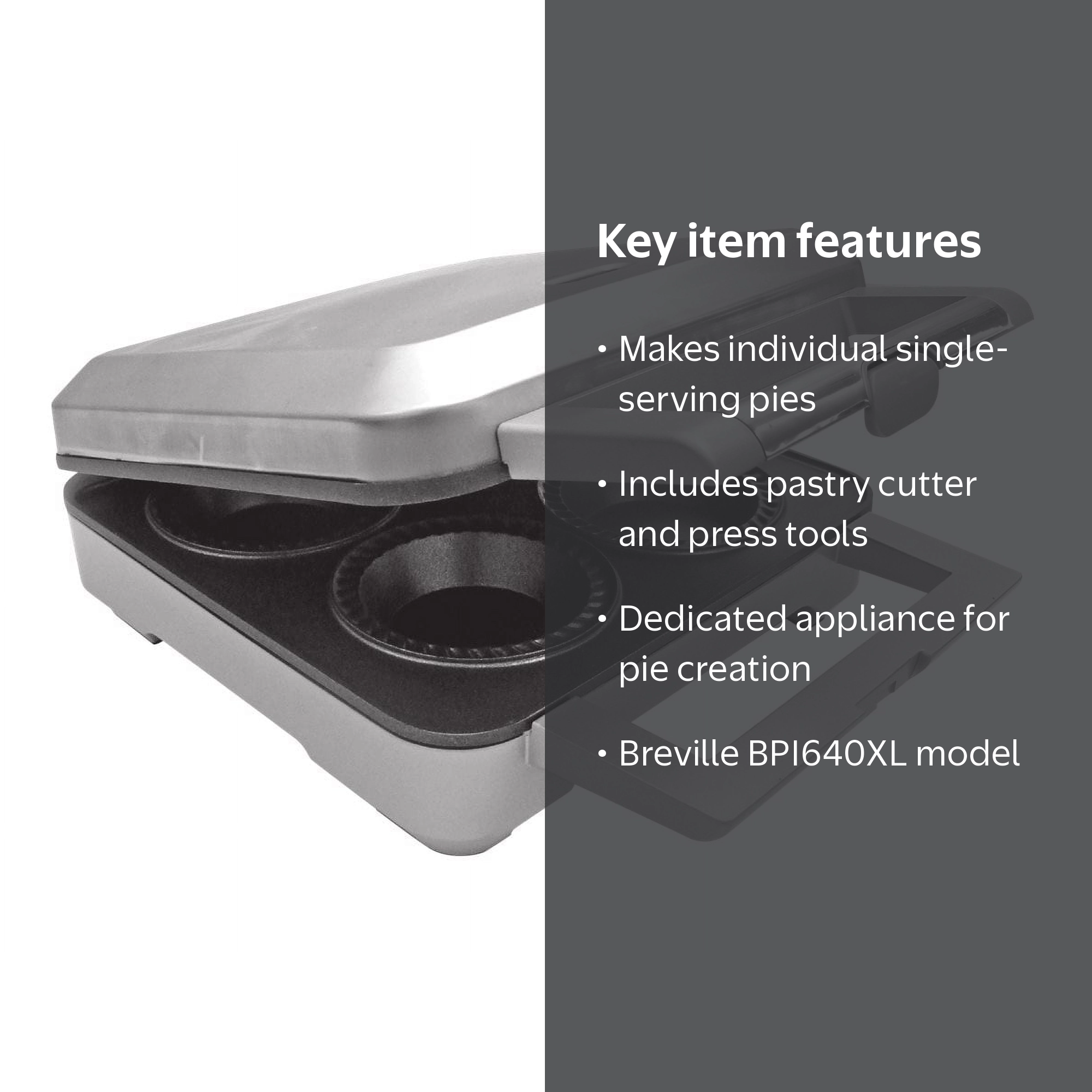 Breville BPI640XL the Personal Pie - Pie maker - Walmart.com