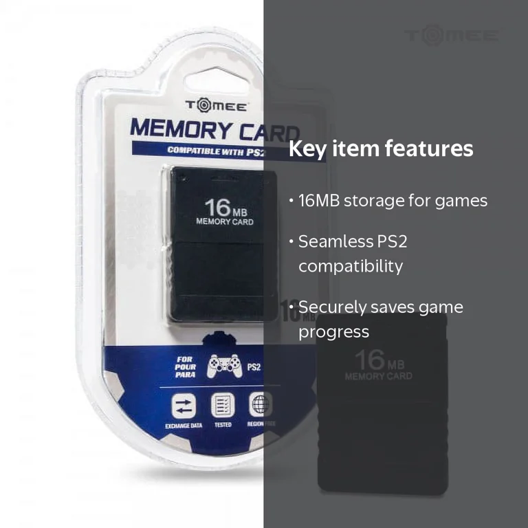 Tomee 16MB Memory Card for Sony PlayStation 2 - Walmart.com