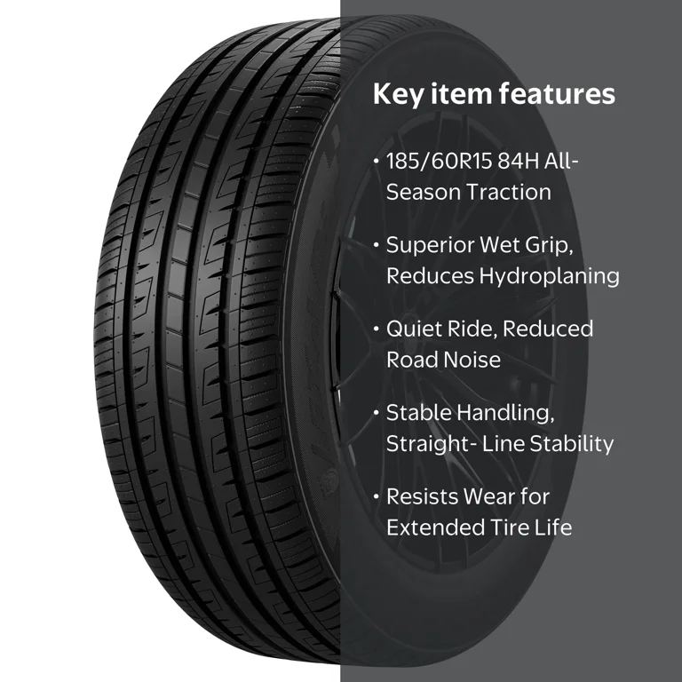 Lexani LXTR-203 All Season Passenger Tire 185/60R15 84H - Walmart.com