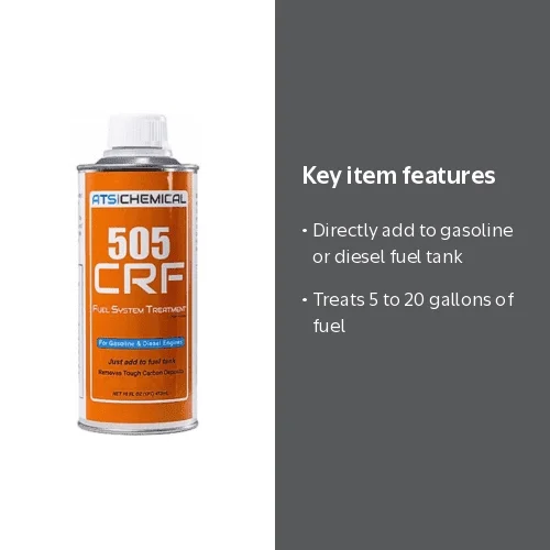 505 CRF, Fuel System Cleaner, 16 FL OZ, Cleans Carbon Deposits
