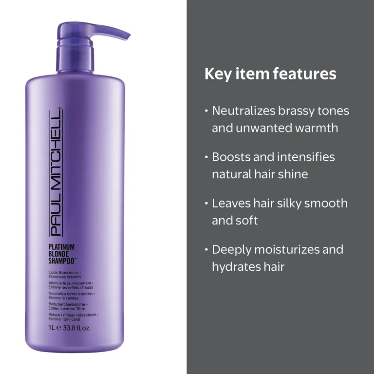 Free Shipping! Paul Mitchell Purple Blonde Shampoo 33.8 oz