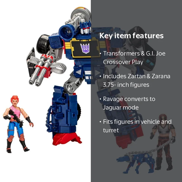 Transformers G.I. Joe Soundwave Dreadnok Thunder Machine, 10-inch