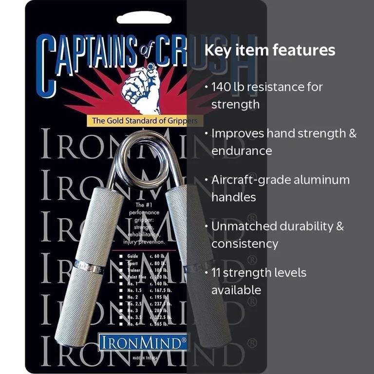 IronMind Hand Gripper, No. 1, 140 lb, Aluminum Handles - Walmart.com