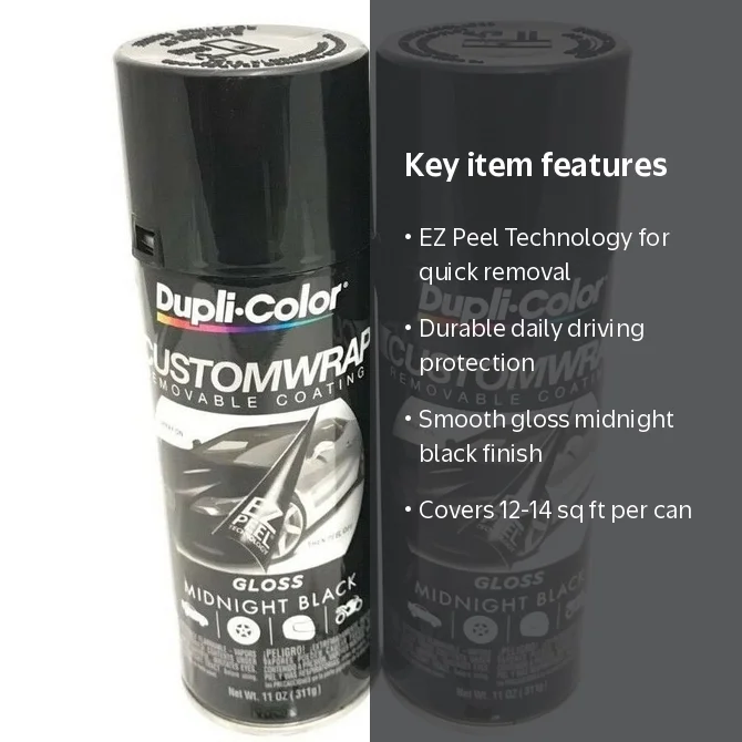 Duplicolor CWRC840 - 2 Pack Custom Wrap Removable Paint Gloss