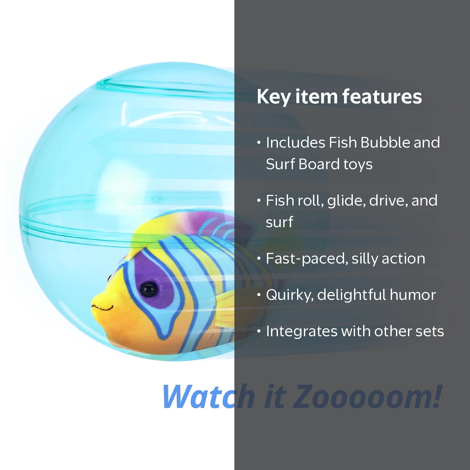 ZhuZhu Aquarium Bubble Ball & Surfboard Set - Walmart.com