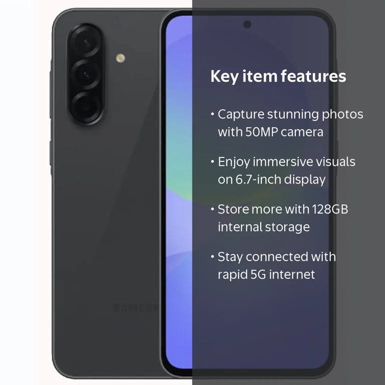 Samsung Galaxy A36 5G A Series 128GB Unlocked Android Cell Phone