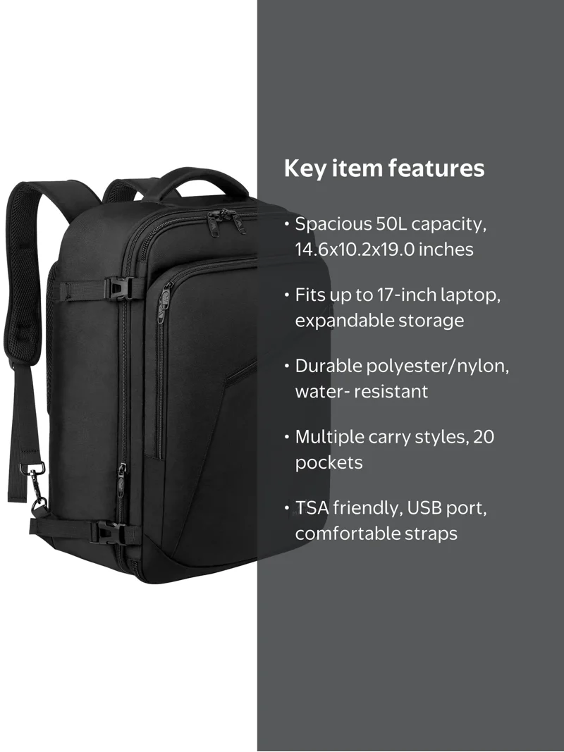 40l travel backpack industry report Lite by Tortuga resistant sailcloth and premium YKK zippers engineered for years of travel hustle Matein Travel Backpack, 40L Carry-on